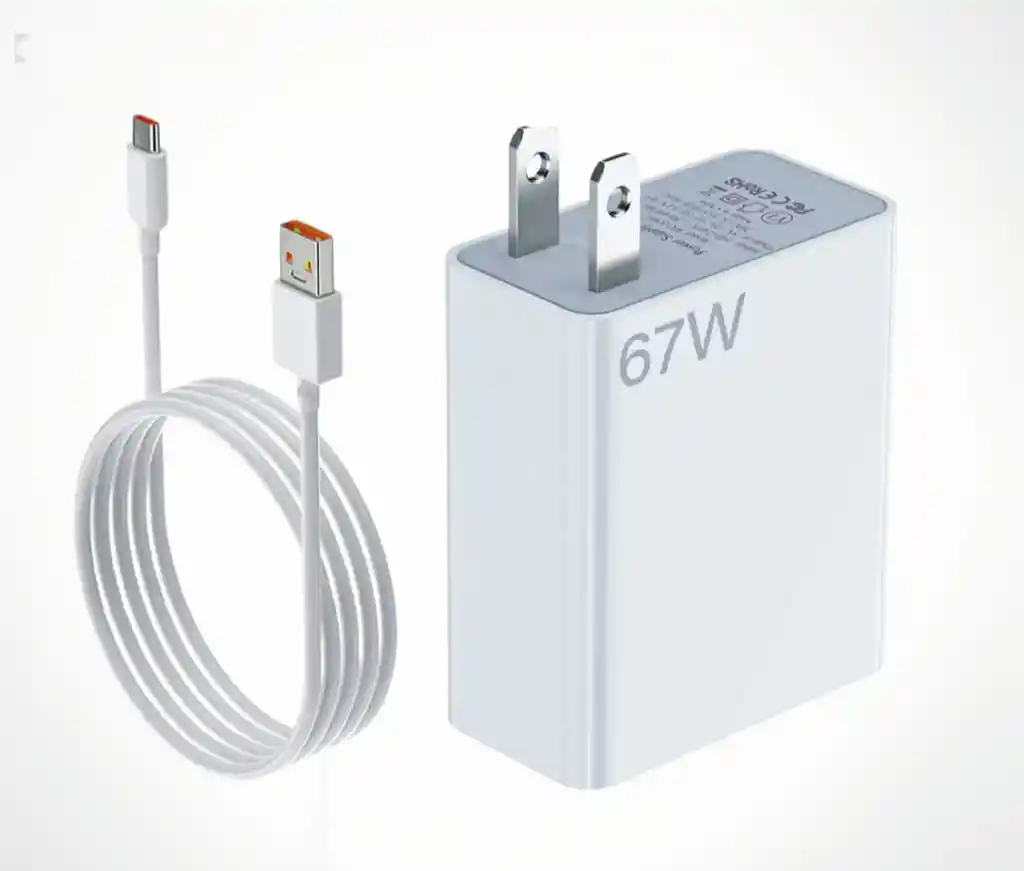 Cargador Xiaomi 67w Carga Rápida Cable Usb A Tipo C