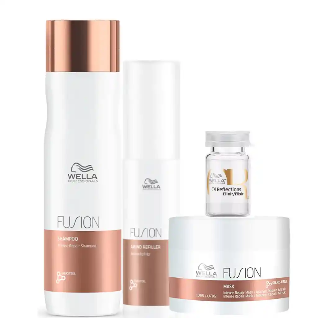 Wella Kit Fusion Shamp+amino+masc