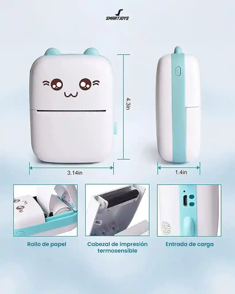 Mini Impresora Termica Portatil