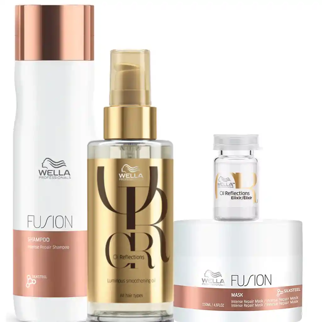 Wella Kit Fusion Shamp+masc+serum