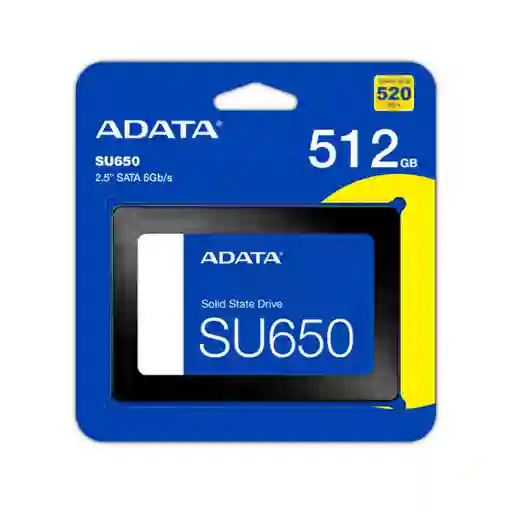 Disco Sólido Sata De 512gb Adata Su650