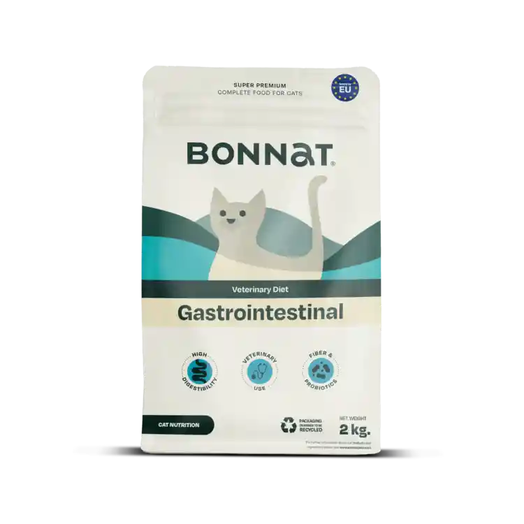 Alimento Gastrointestinal Para Gato 2 Kg Bonnat Digestivo Gato 2 Kg Bonnat Gatos Bonnat Cat Digestive Care