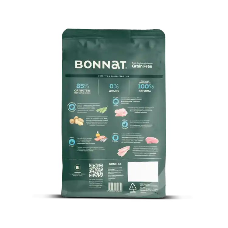 Bonnat Perros Raza Pequeña 2 Kg Bonnat Para Perros 2 Kg Bonnat Dog 2 Kg Alimento Para Perros Super Premium Grain Free