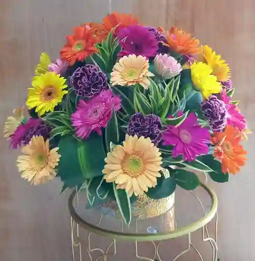 Arreglo Floral En Gerberas