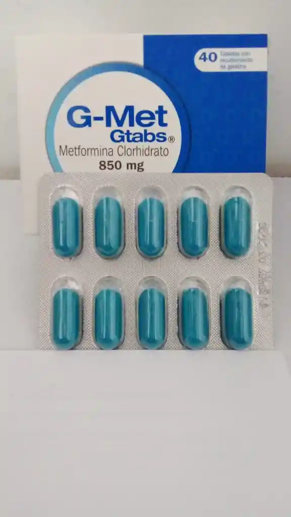 G-met 850 Mg (metformina) Blister X 10 Tab