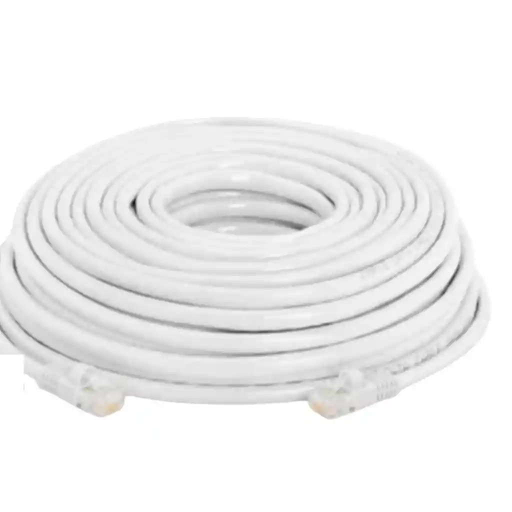 Cable Utp Cat 5e Red Internet Computador Ponchado X 25 Mts