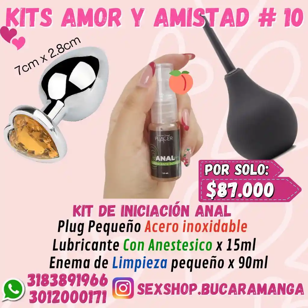 Kit Amor Y Amistad. Kit Sexual #10, Kit Anal