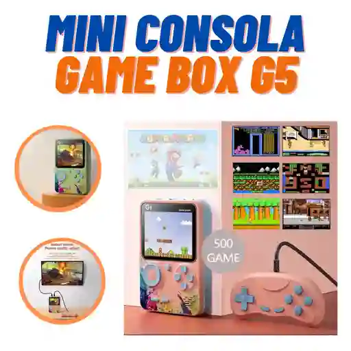 Mini Consola Juegos Retro Portátil G5 500 Juegos / Game Box / Consola Juegos