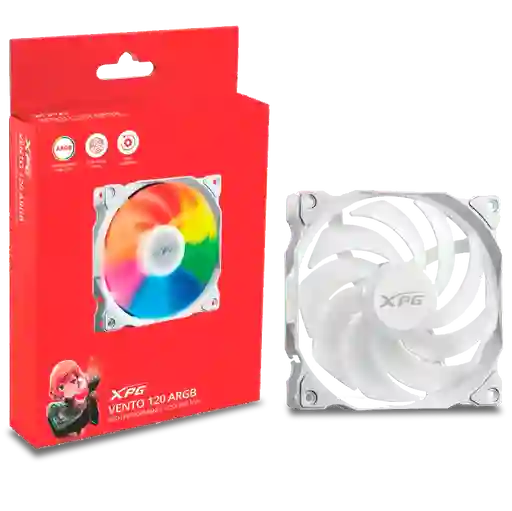 Ventilador Xpg Vento 120 Argb (blanco)