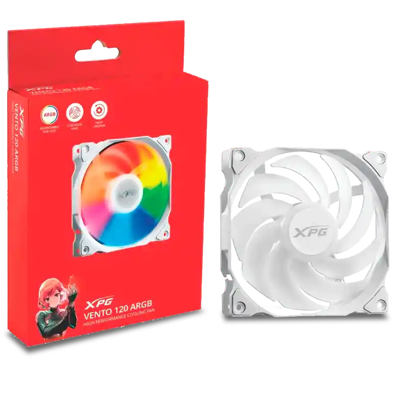 Ventilador Xpg Vento 120 Argb (blanco)