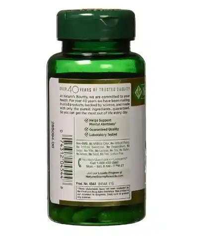 Nature's Bounty Ginkgo Biloba 120 Mg, 100 Cápsulas