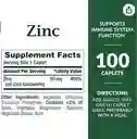 Nature's Bounty Zinc 50 Mg, 100 Cápsulas