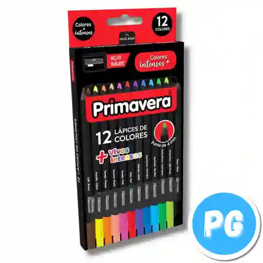 Caja Color Primavera Black X12 Unds Unipunta