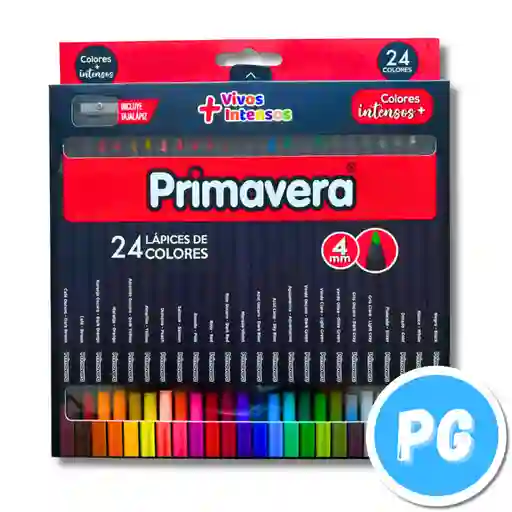 Caja Color Primavera Black X24 Unds Unipunta