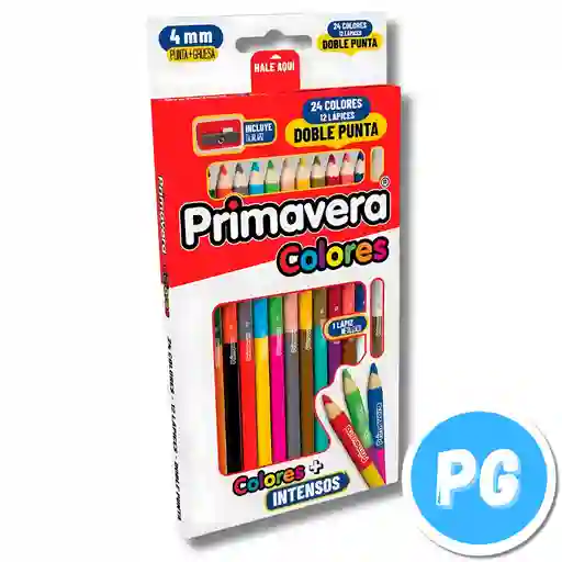 Caja Color Primavera X12 Unds Doblepunta