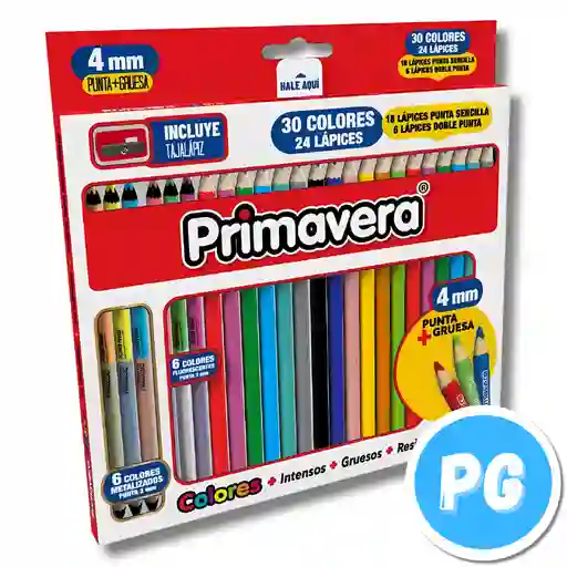 Caja Color Primavera X24 Unds Unipunta