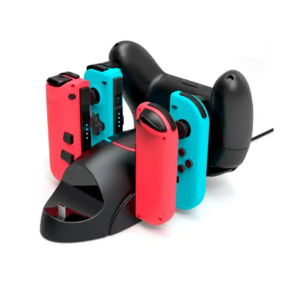 Cargador Joycons Y Pro 6 En 1 Para Nintendo Switch,