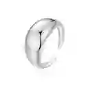 Anillo Argolla Para Mujer Ajustable Halo Fabricado En Plata 925