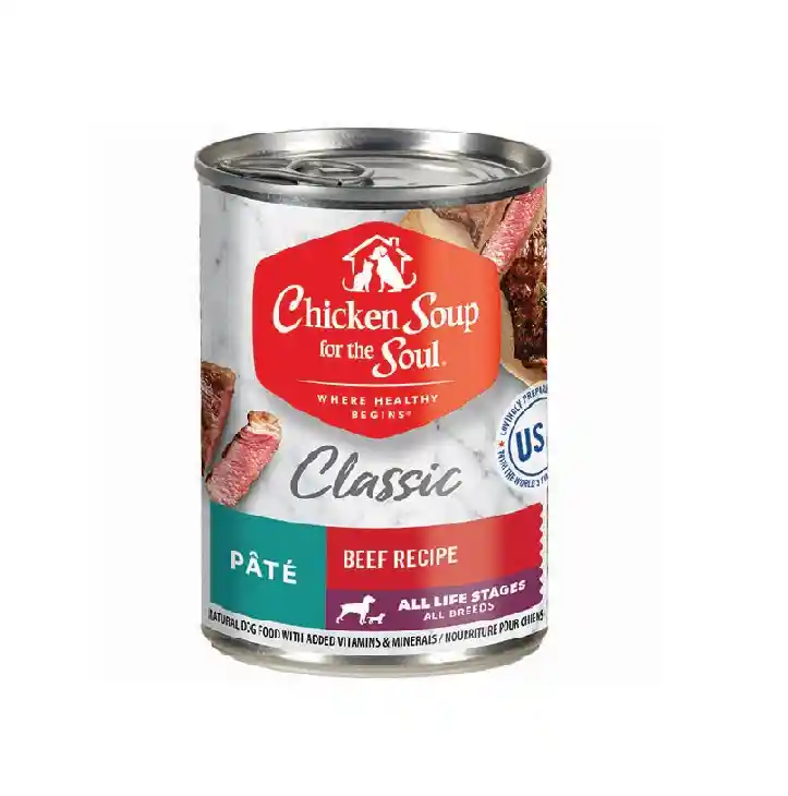 Lata Chicken Soup Perro Classic Beef X 369gr (carne)