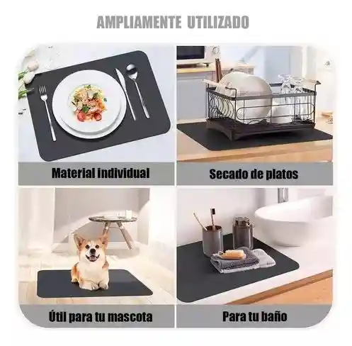 Tapete Absorbente De Cocina Para Platos