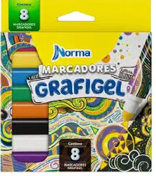 Marcadores Grafigel Norma X8 Unidades