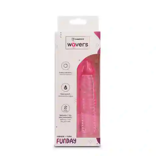 Vibrador Funday Rosado 15.5 Cm Juguete Sexual