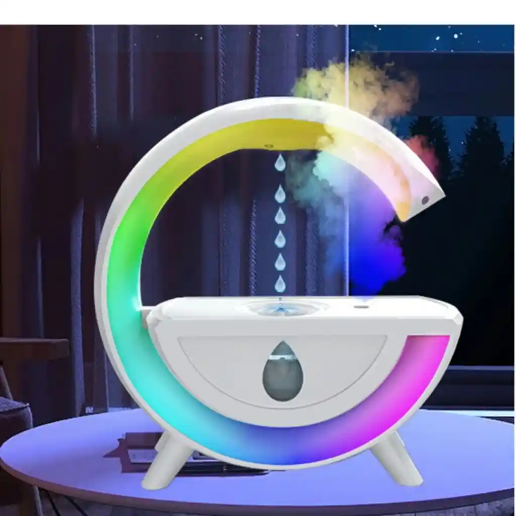 Humidificador Antigravedad Rgb Creativo En Forma De G