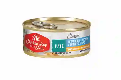 Lata Chicken Soup Gato Ocean Fish, Chicken Y Turkey X 156gr (pescado De Mar, Pollo Y Pavo)