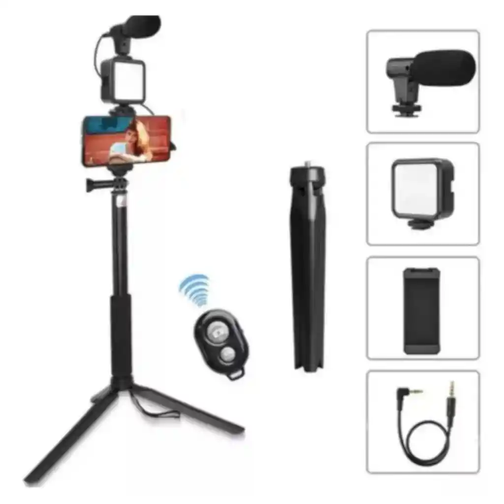 Kit Palo Selfie Tripode Kit Videos Ref Ay-49z