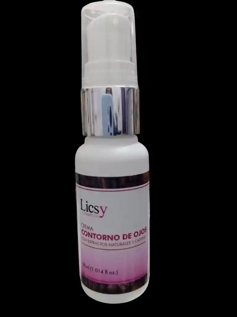 Crema Controno De Ojos Con Extractos Naturales Y Cafeina X 30 Ml Licsy