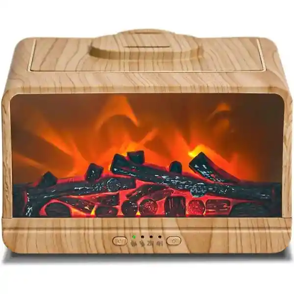 Difusor De Aromas 300ml Efecto Llamas Chimenea Humidificador 110v