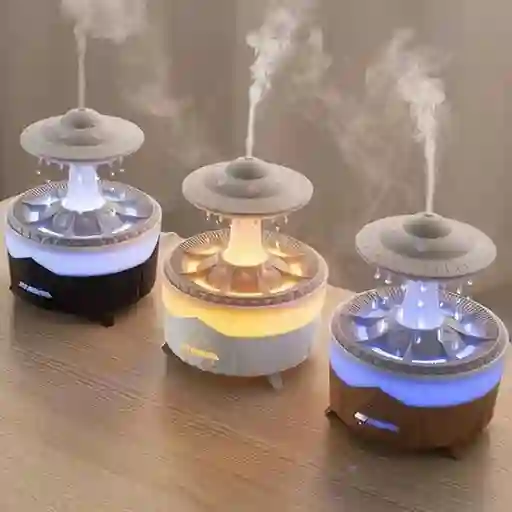 Humidificador Hongo Lluvia Relajación Goteo Lluvia