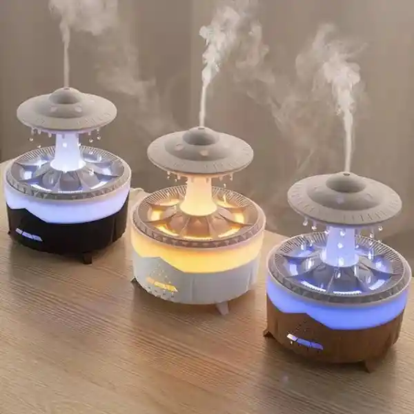 Humidificador Hongo Lluvia Relajación Goteo Lluvia