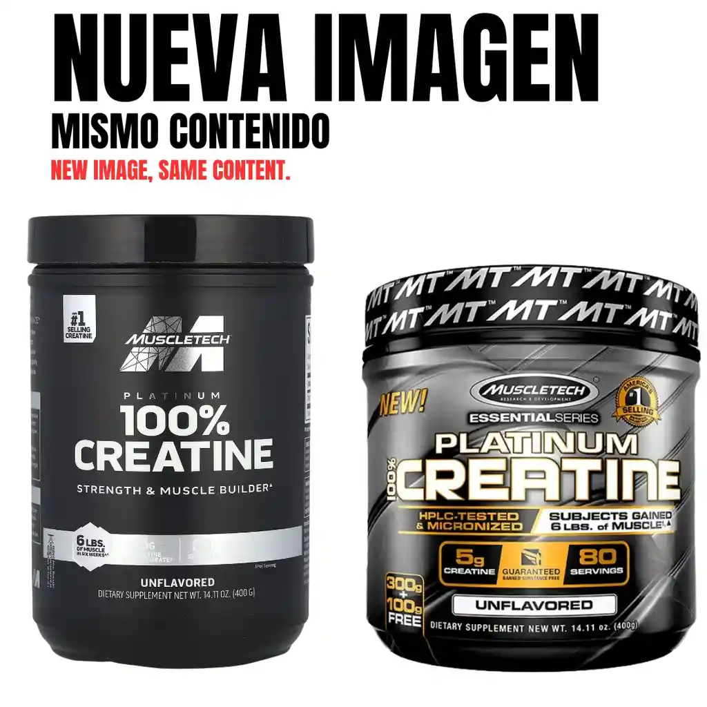 Creatina Platinum Micronized 80 Serv - Muscletech