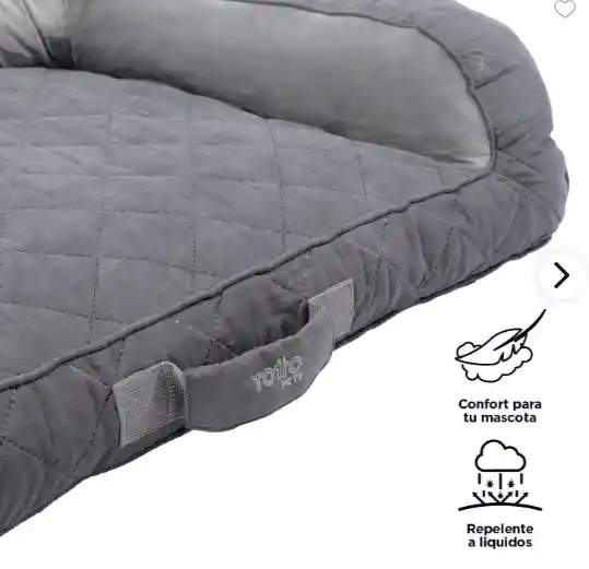 Cama Totto Para Perro Alina M Gris Grande