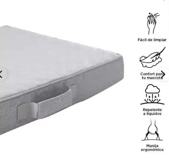 Cama Totto Para Perro Danko Gris Grande