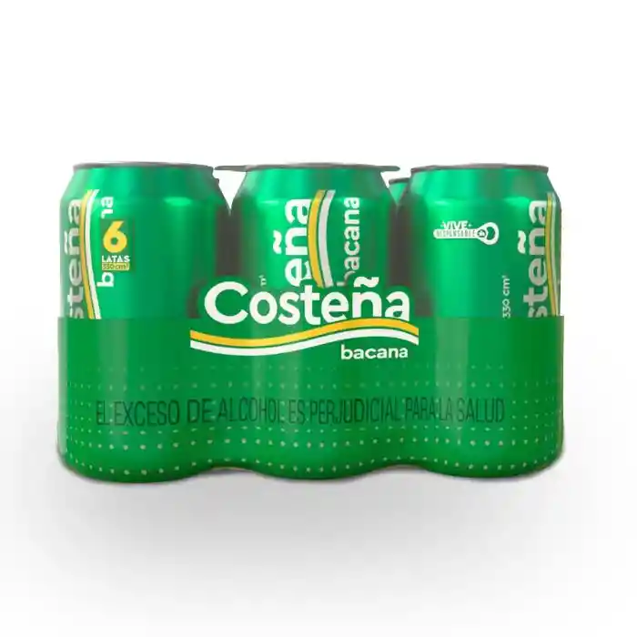 Six Pack Costeña Bacana 330ml