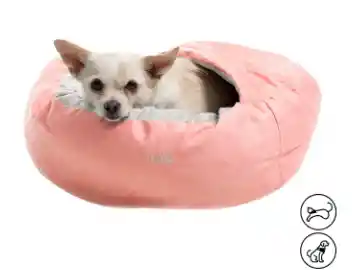 Cama Totto Para Perro Alpha M Rosada Mediana