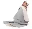 Manta Totto Warm L Gris Grande