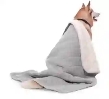 Manta Totto Warm L Gris Grande