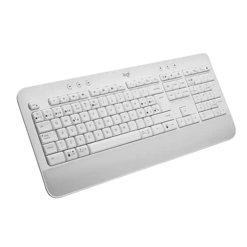 Logitech Signature K650 Teclado Bluetooth Bolt Blanco Idioma Español