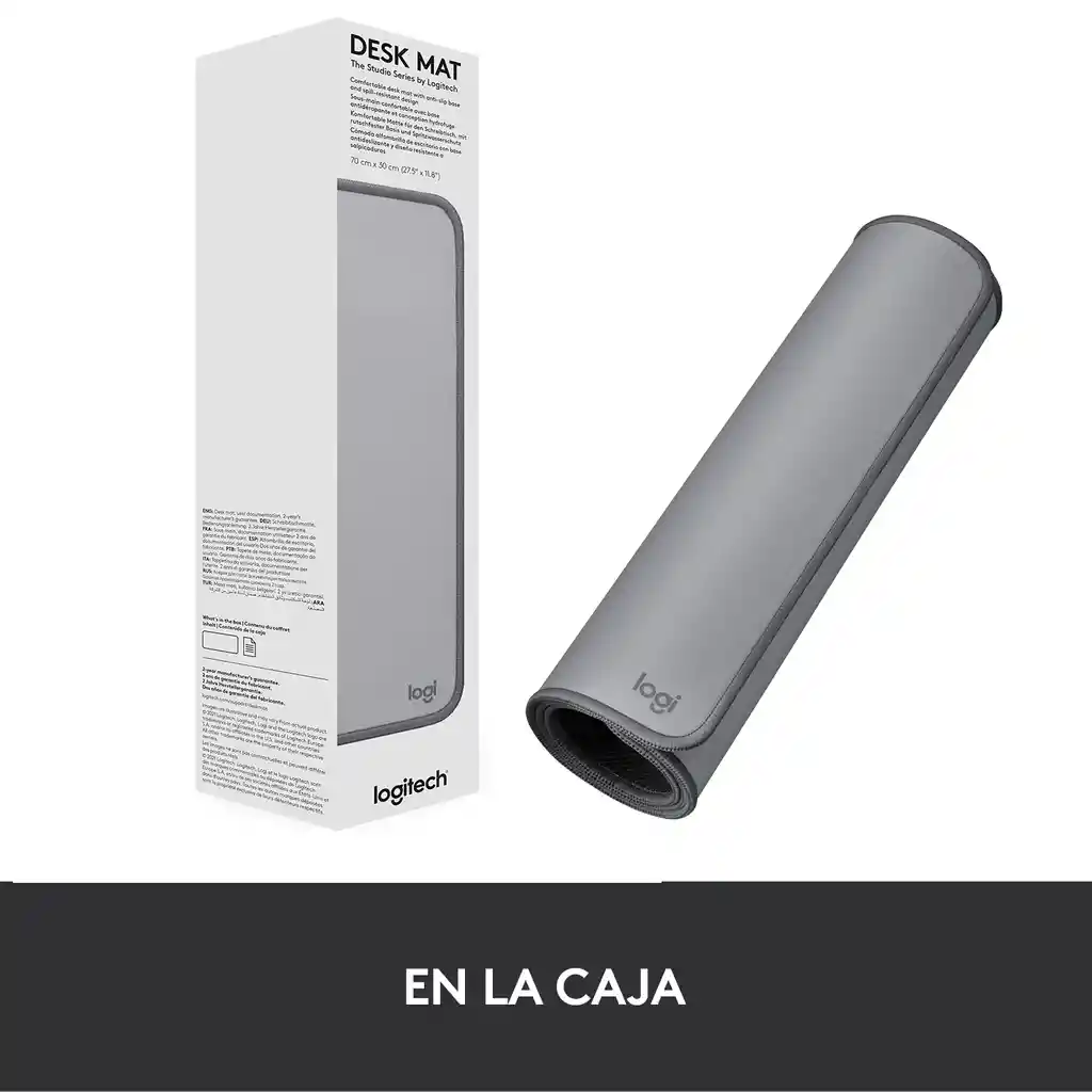 Alfombrilla De Escritorio Logitech Desk Mat Studio Series Gris