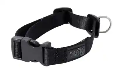 Collar Totto Ajustable Para Perro Mylu Xs Negro