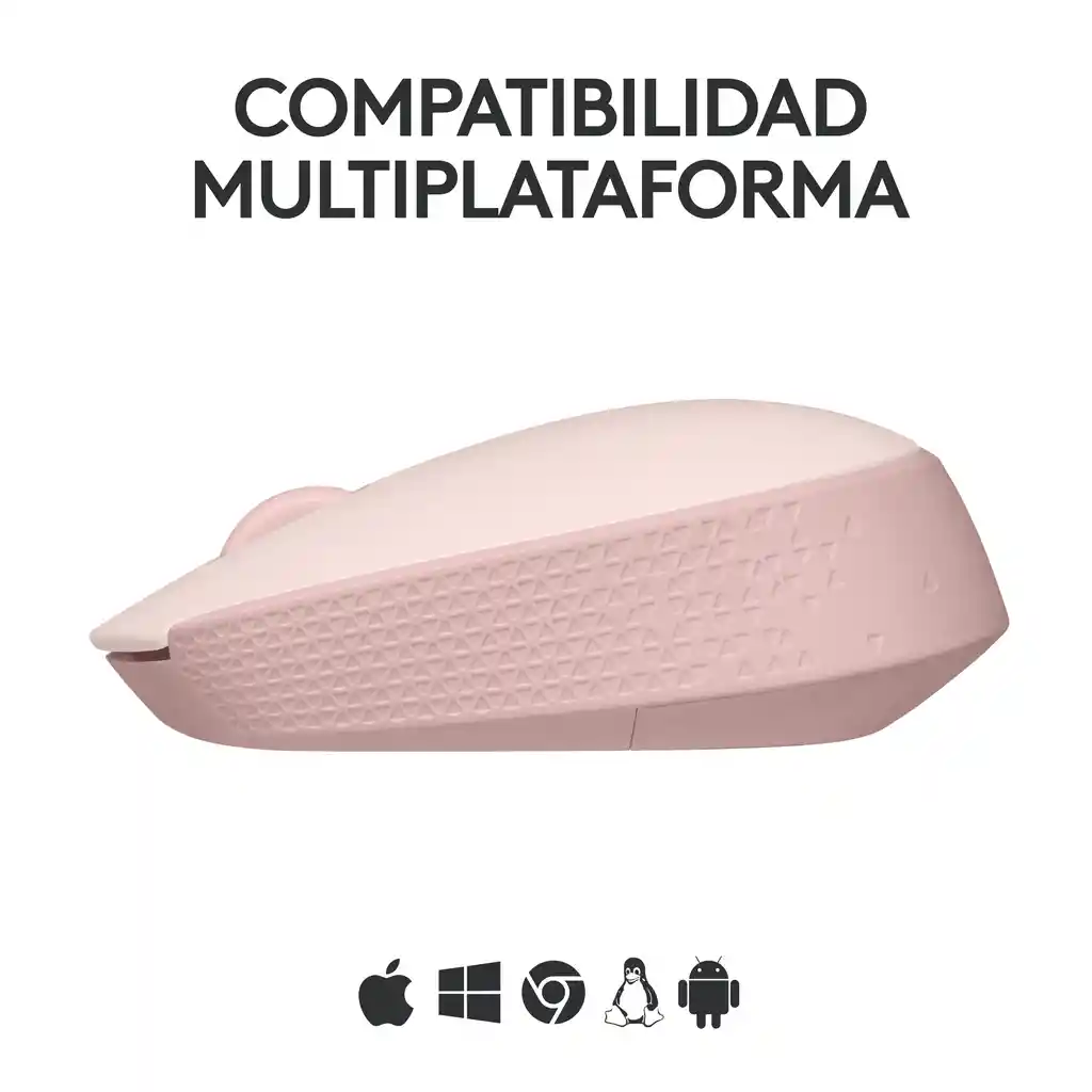 Logitech M170 Mouse Inalámbrico Rosado