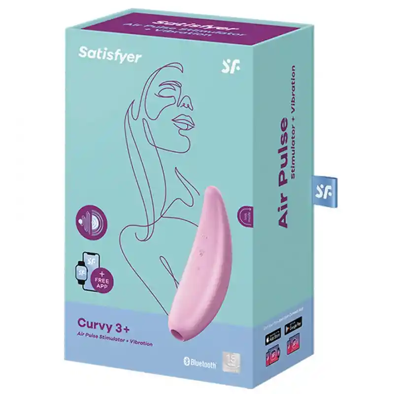 Succionador Curvy 3+ Rosado Satisfyer