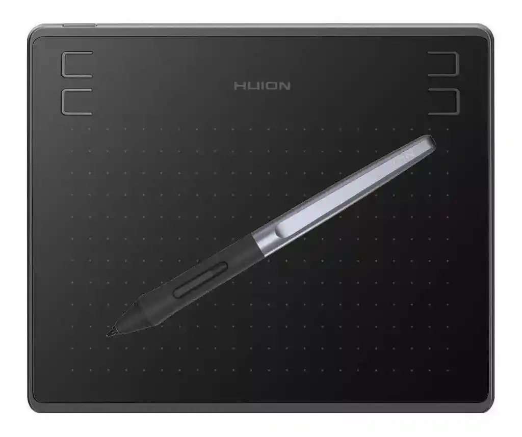 Tableta Grafica Huion Inspiroy Hs64 5080 Lpi Color Black