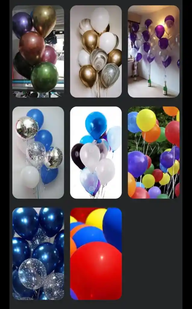 Globos En Helio Por Unidad Los Colores Que Elijas