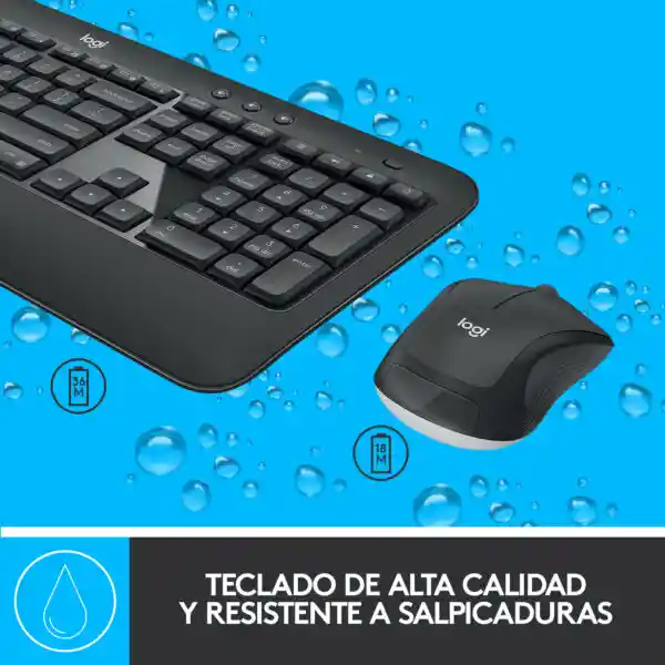 Combo Logitech Inalambrico Advanced Mk540 Teclado-mouse Ñ