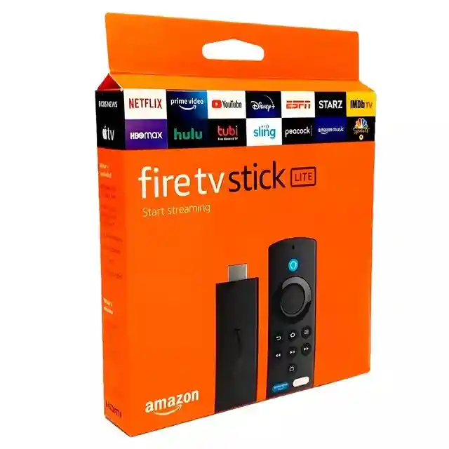 Tv Box Amazon Fire Tv Stick Lite De Voz Full Hd 8gb Convertidor A Smar Tv,