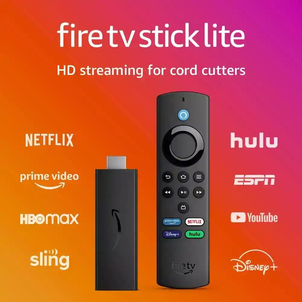 Tv Box Amazon Fire Tv Stick Lite De Voz Full Hd 8gb Convertidor A Smar Tv,